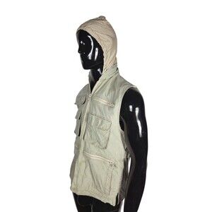 Vintage 80s Banana Republic Safari Travel Photographers Fishing Hunting Vest